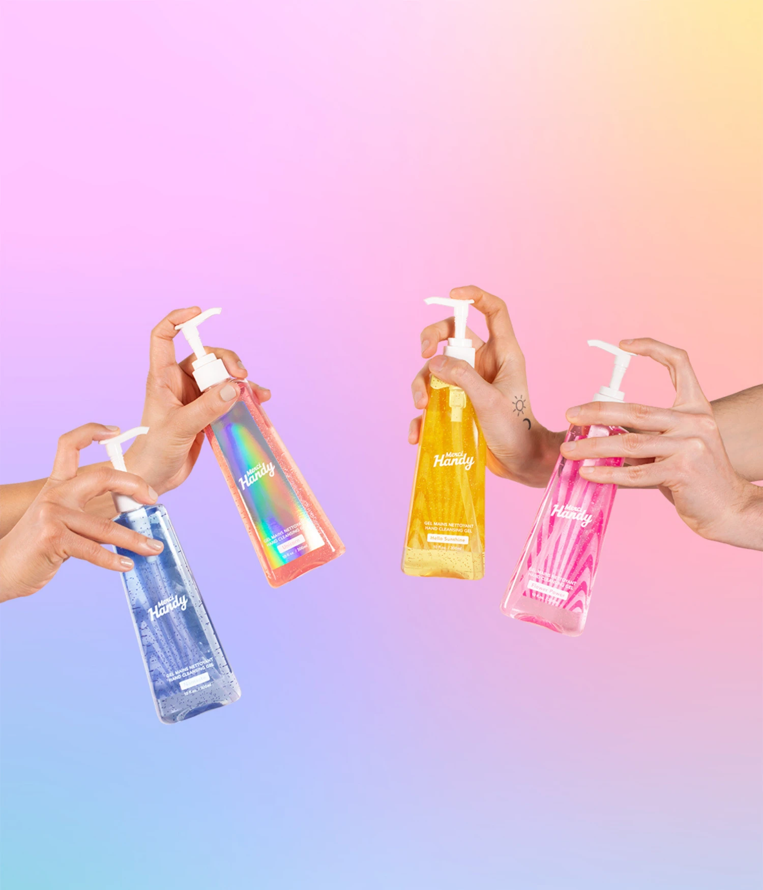 Duo Gels Mains Nettoyants Flower Power 5 Duo Gels Mains Nettoyants Flower Power - Image 5